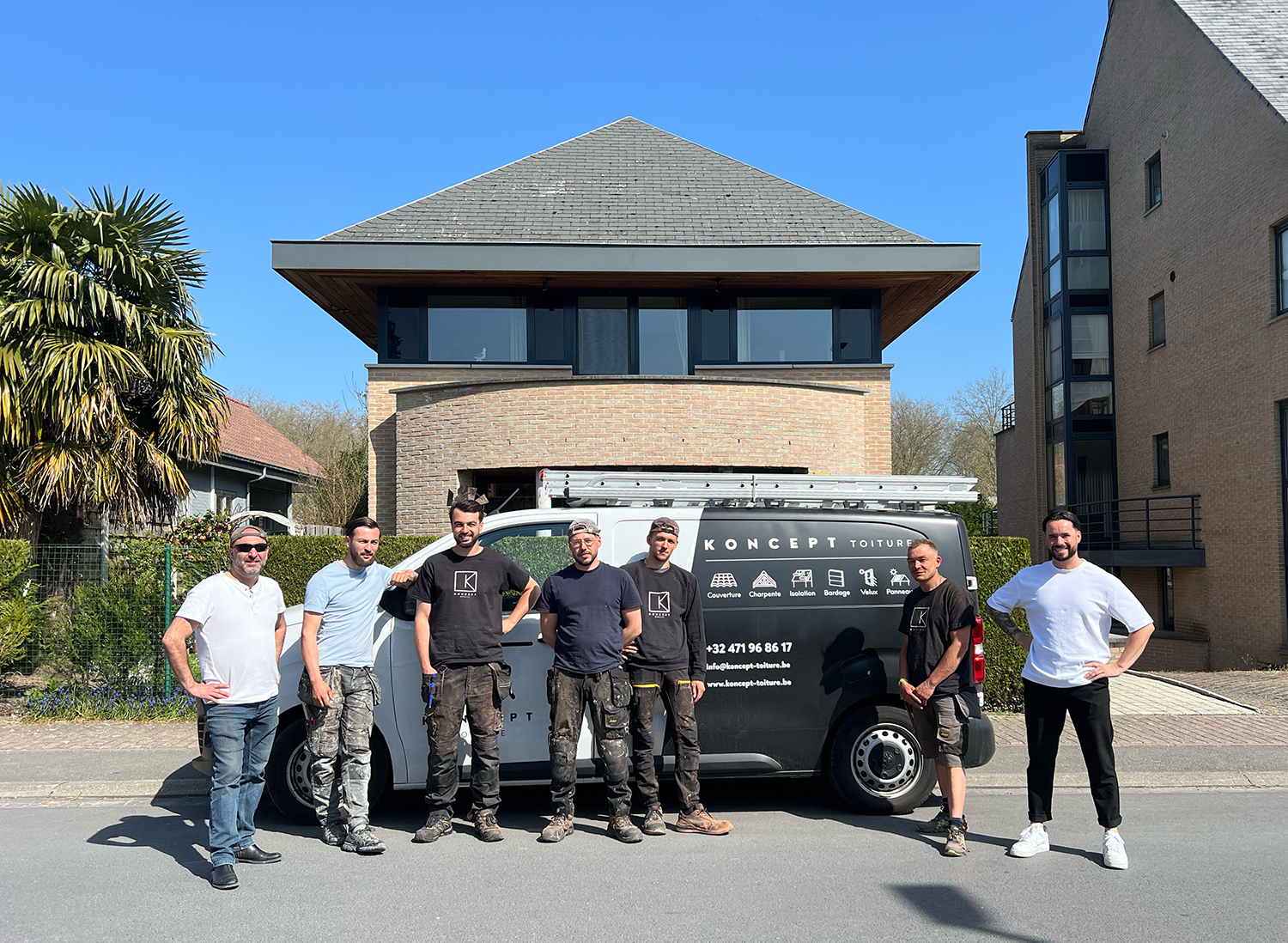L'équipe de Koncept toiture