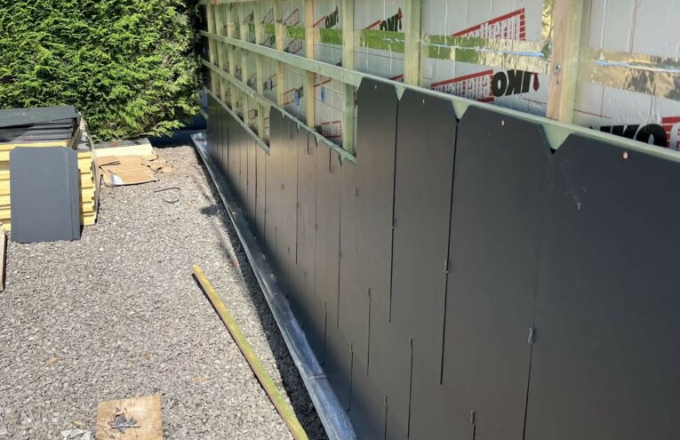 Rénovation de façade avec bardage extérieur réalisée dans le Nord de la France