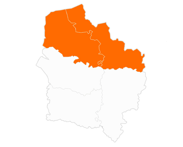 Koncept Toiture - Zones d’intervention dans le Nord de la France