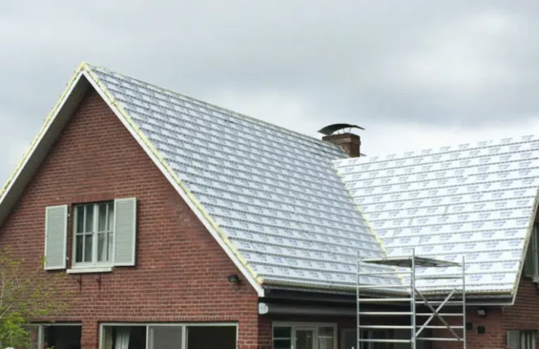 Isolation de toiture sur maison réalisée dans le Nord de la France